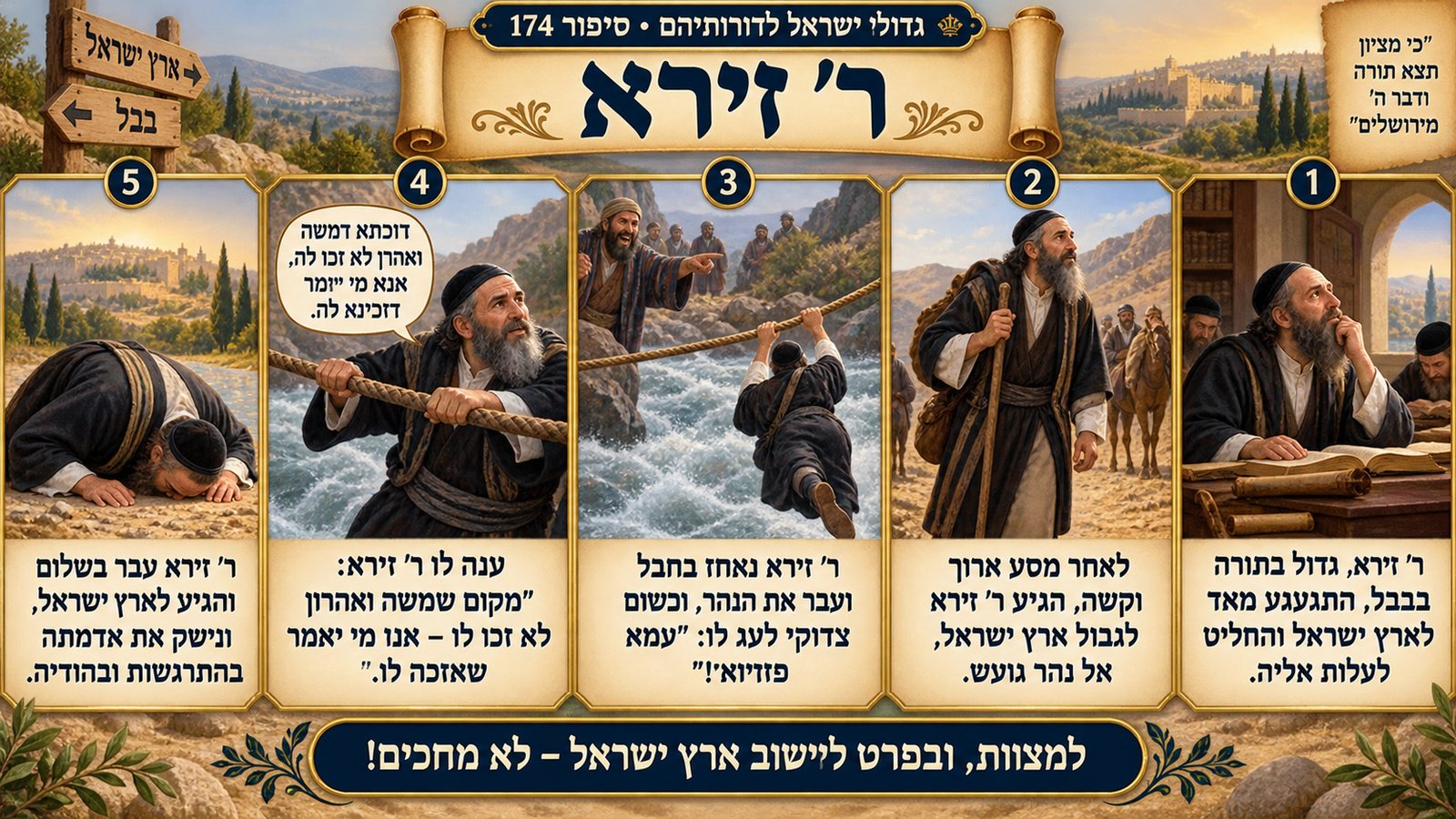 תמונת סיכום — ר' זירא: ר' זירא