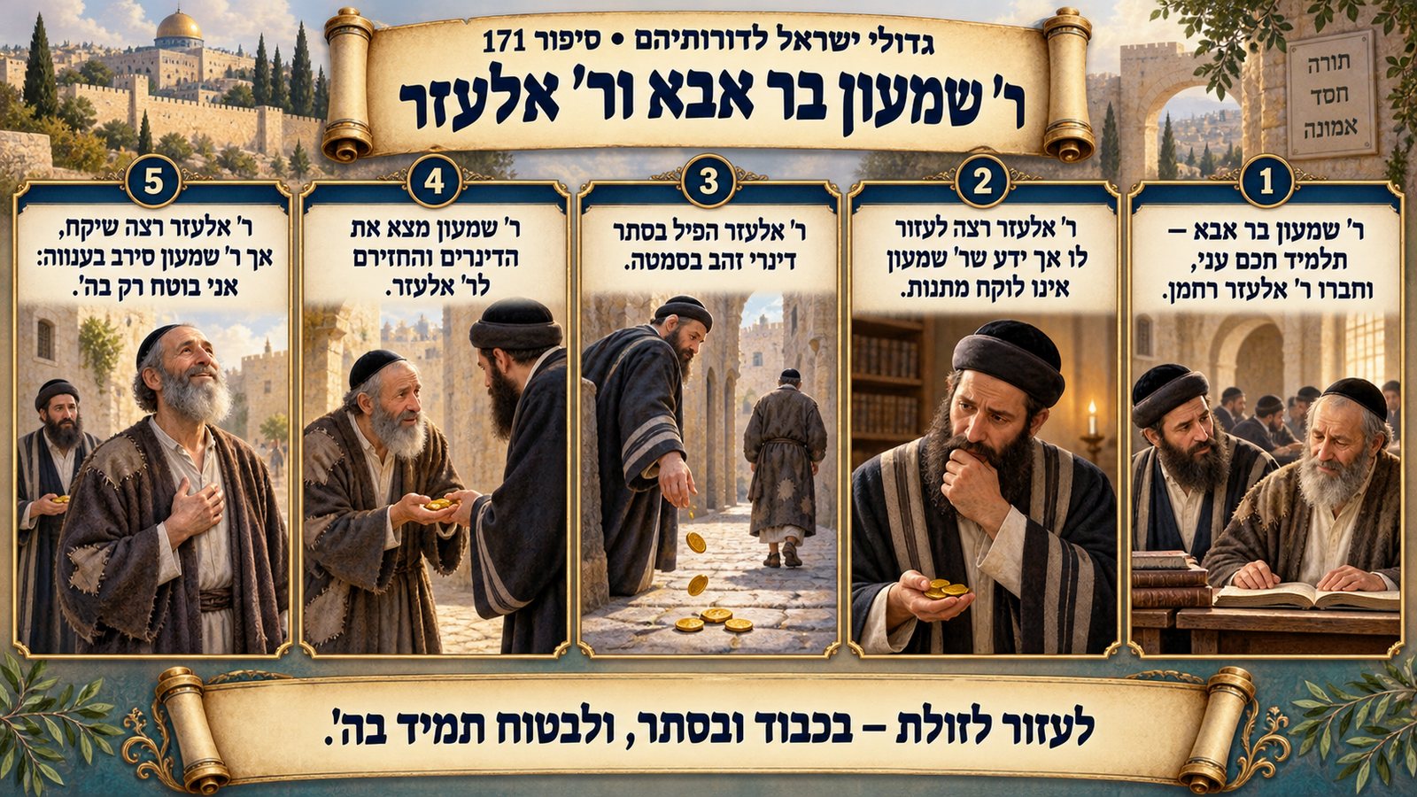 תמונת סיכום — ר' שמעון בר אבא ור' אלעזר: ר' שמעון בר אבא ור' אלעזר
