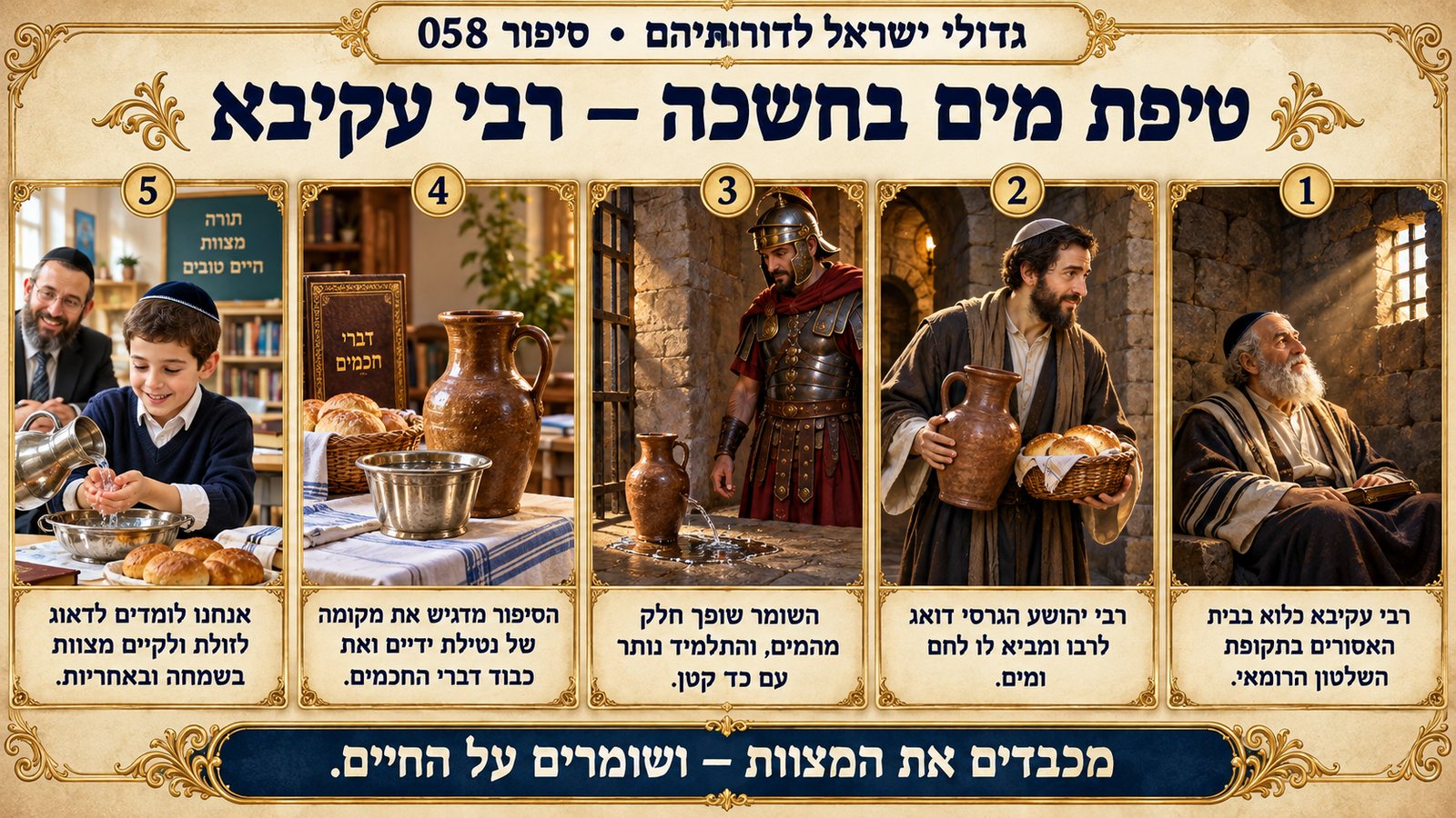 תמונת סיכום — רבי עקיבא: רבי עקיבא
