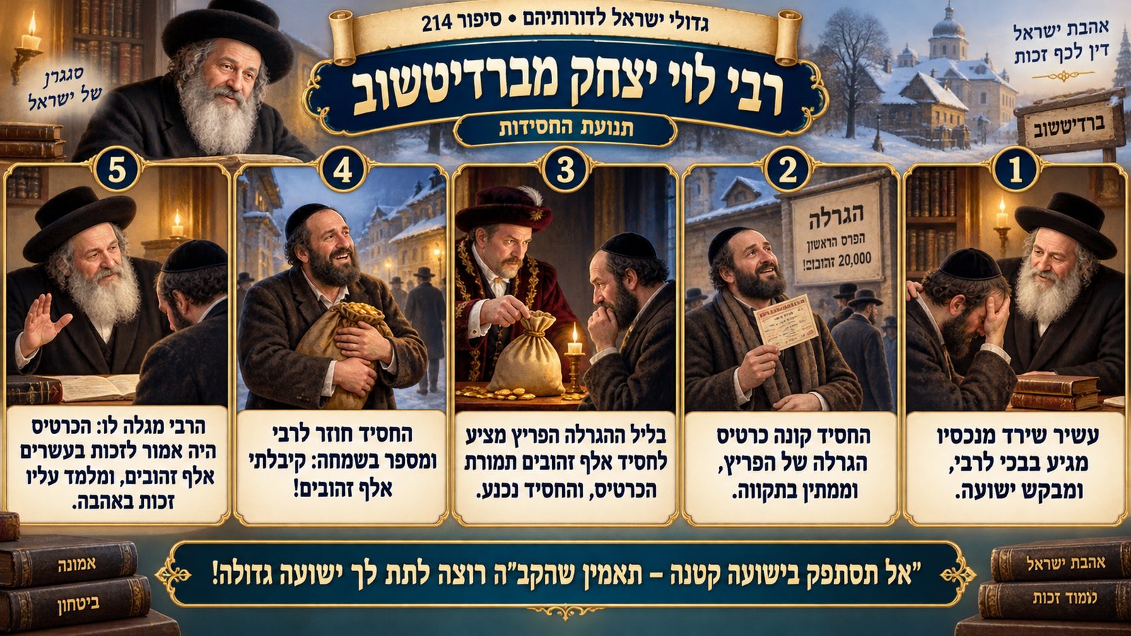 תמונת סיכום — תנועת החסידות: רבי לוי יצחק מברדיטשוב