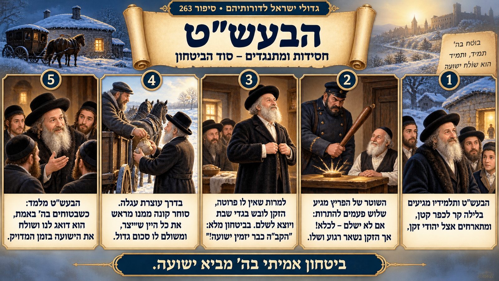 תמונת סיכום — חסידות ומתנגדים: הבעש"ט