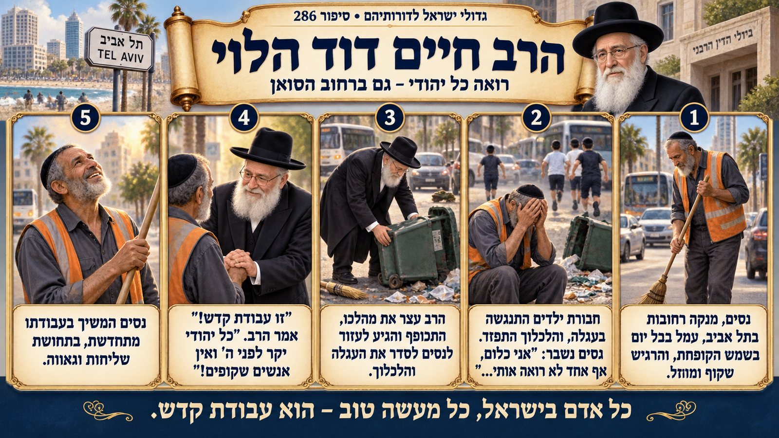 תמונת סיכום — גדולי דורנו: הרב חיים דוד הלוי