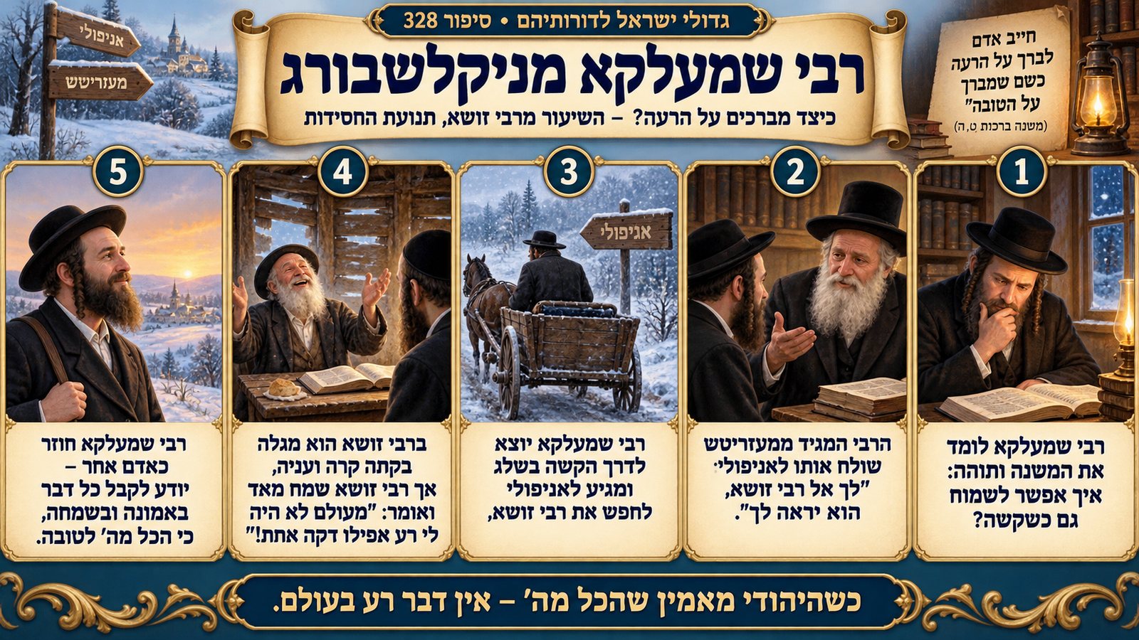 תמונת סיכום — תנועת החסידות: רבי שמעלקא מניקלשבורג