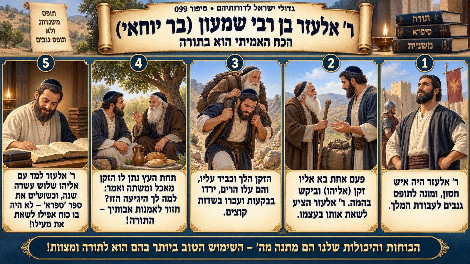 תמונת סיכום — ר' אלעזר בן רבי שמעון (בר יוחאי): ר' אלעזר בן רבי שמעון (בר יוחאי)