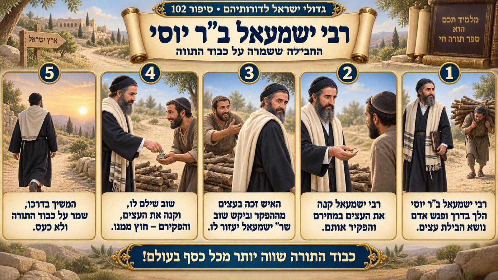 תמונת סיכום — רבי ישמעאל ב"ר יוסי: רבי ישמעאל ב"ר יוסי