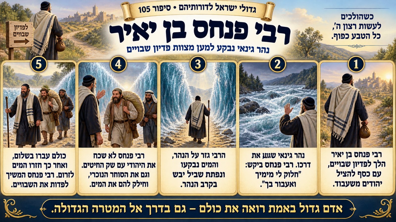 תמונת סיכום — רבי פנחס בן יאיר: רבי פנחס בן יאיר