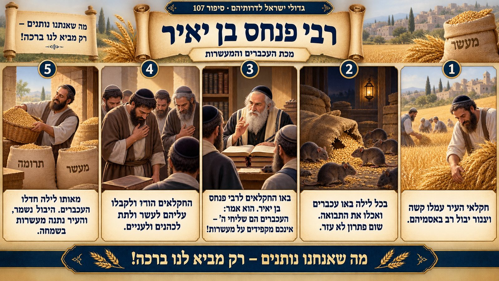 תמונת סיכום — רבי פנחס בן יאיר: רבי פנחס בן יאיר