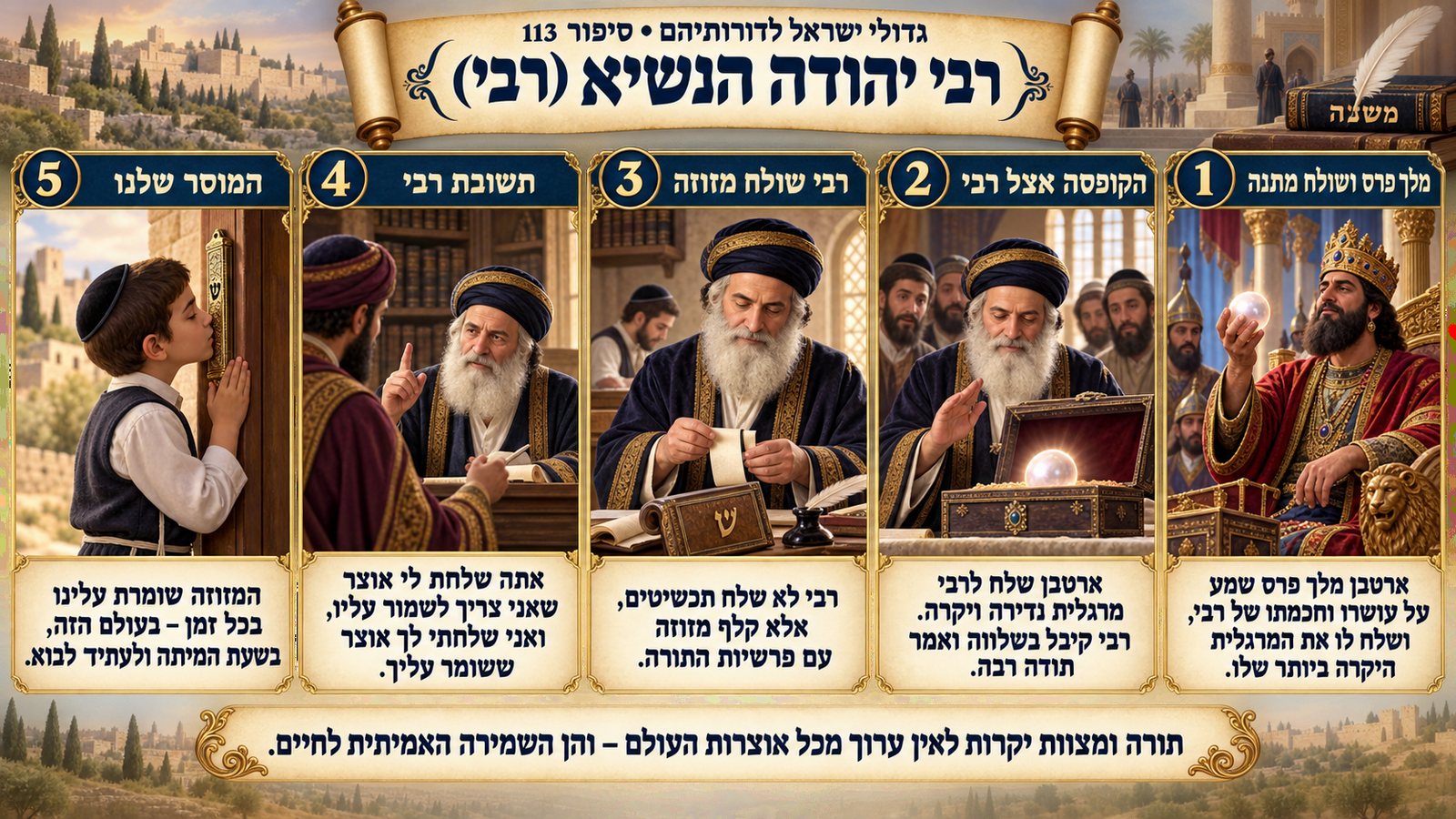תמונת סיכום — רבי יהודה הנשיא (רבי): רבי יהודה הנשיא (רבי)
