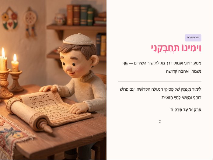 שיר השירים — לימוד על הבית היהודי