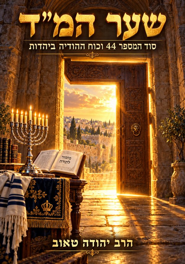 שער המ״ד — סוד המספר 44 וכוח ההודיה ביהדות