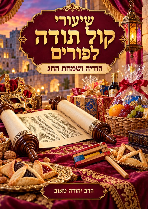 שיעורי קול תודה לפורים