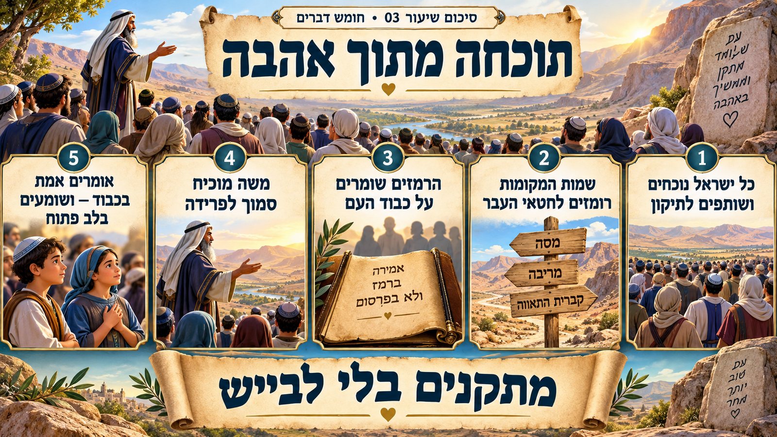 סיכום שיעור 03: תוכחה מתוך אהבה