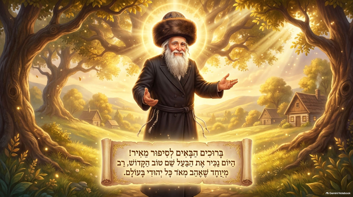 שקופית השער של המצגת: הבעל שם טוב והפרנסה של השם