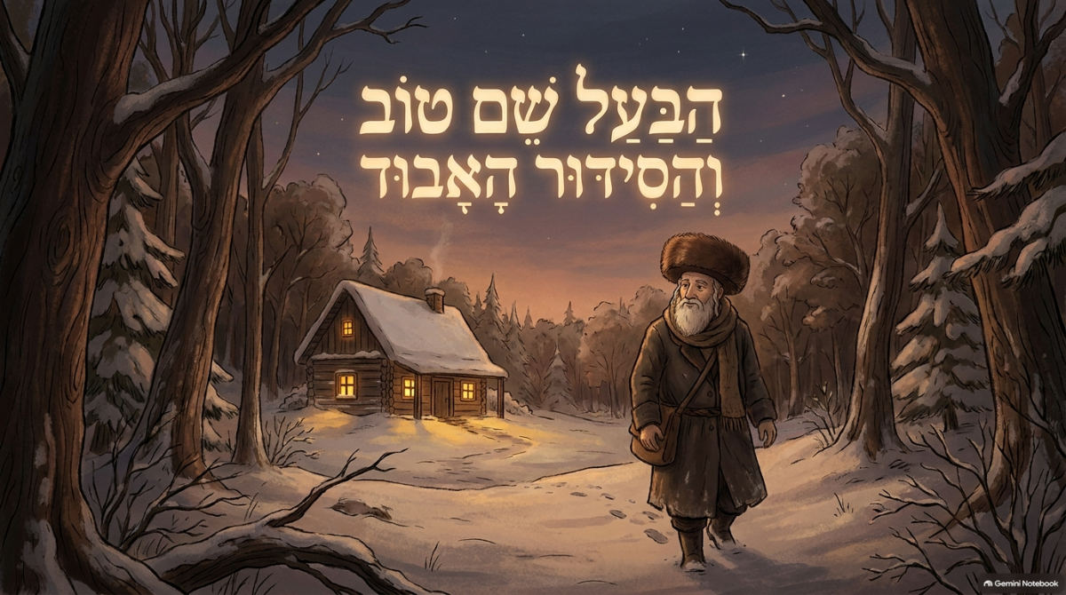 שקופית השער של המצגת: הבעל שם טוב והסידור האבוד