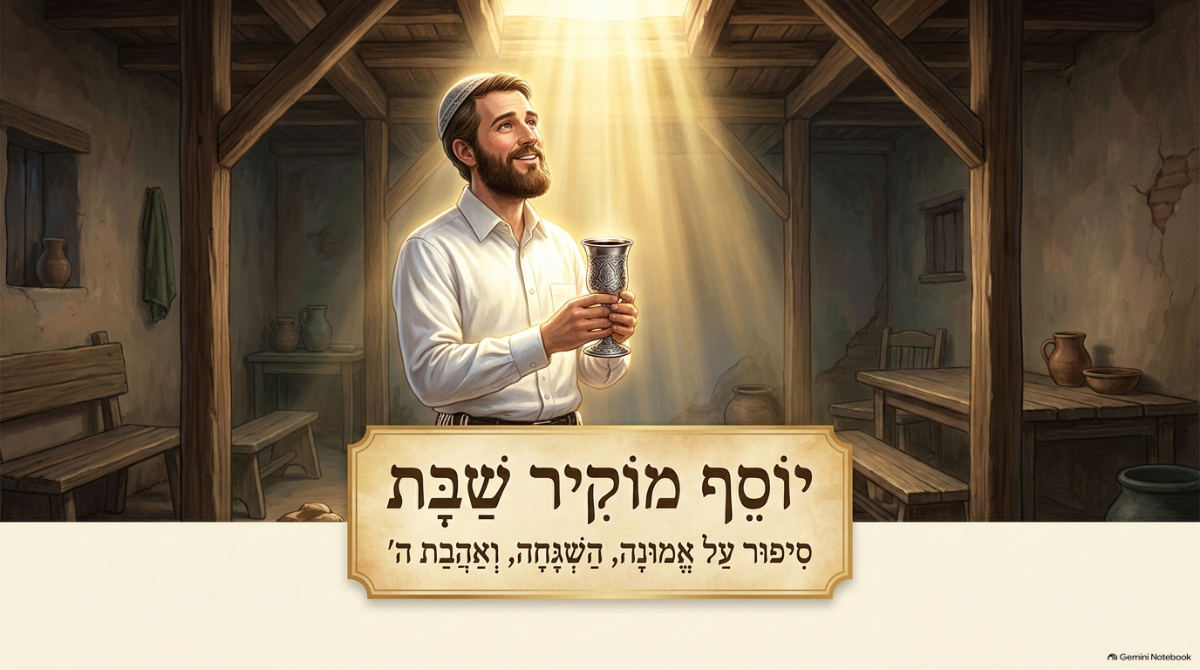 שקופית השער של המצגת: יוסף מוקיר שבת