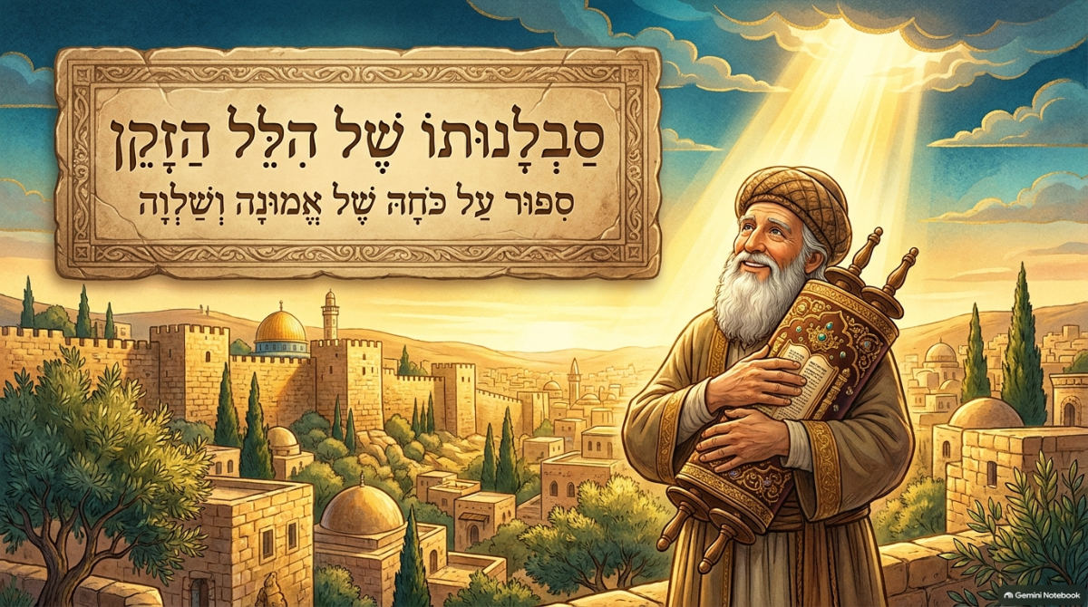 שקופית השער של המצגת: סבלנותו של הלל הזקן