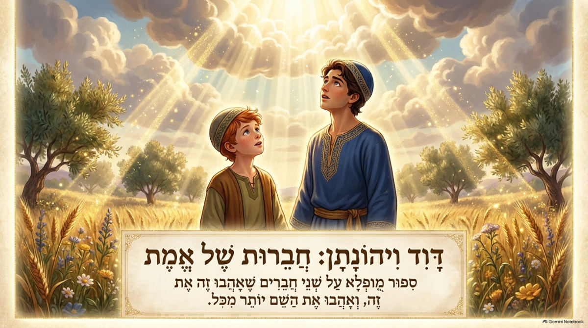 שקופית השער של המצגת: דוד ויהונתן
