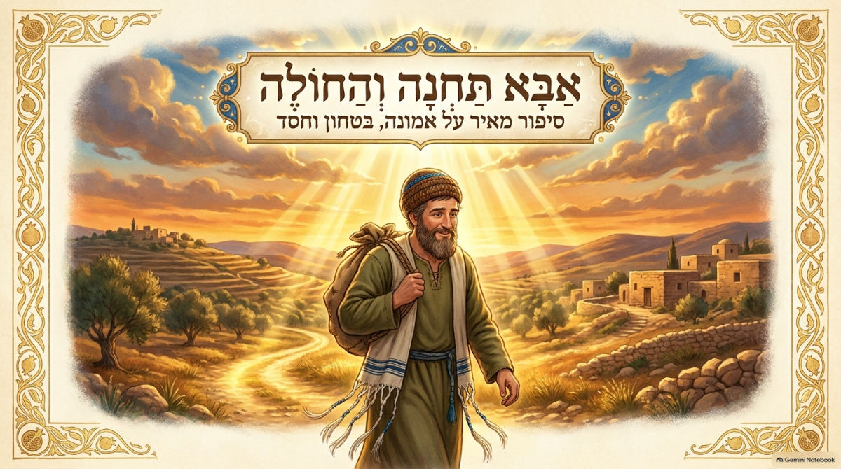 שקופית השער של המצגת: אבא תחנה והחולה