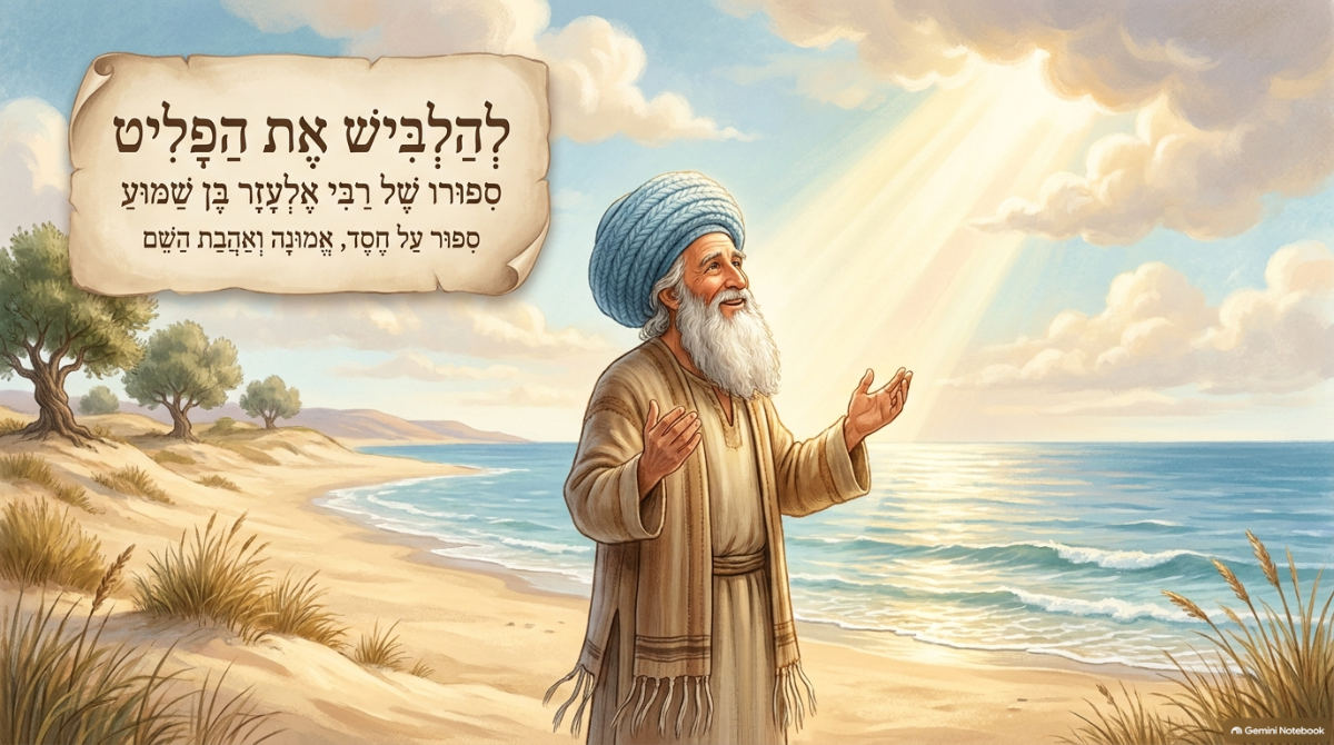 שקופית השער של המצגת: להלביש את הפליט (רבי אלעזר בן שמוע)