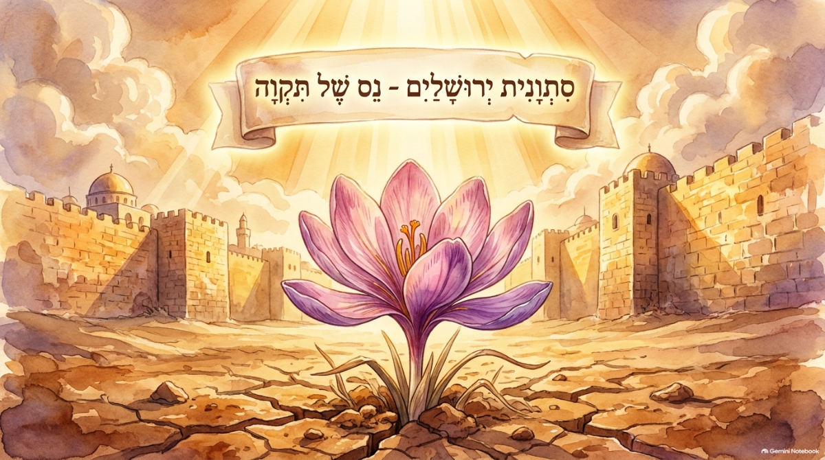 שקופית השער של המצגת: סתוונית ירושלים