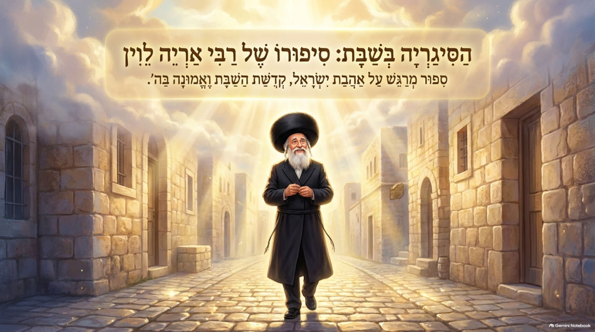 שקופית השער של המצגת: הסיגריה בשבת (רבי אריה לוין)